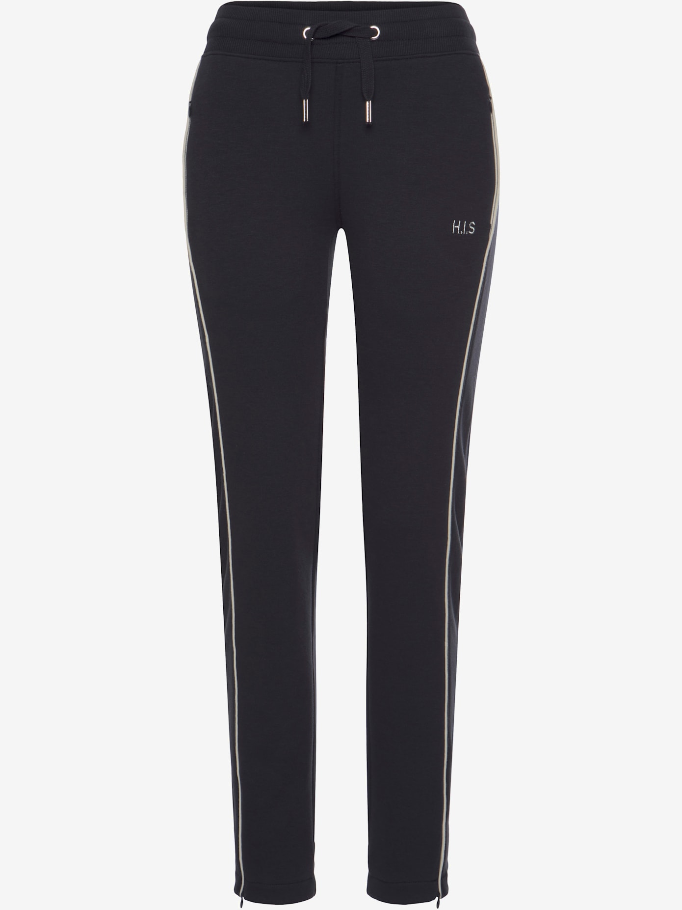 Pantalon molletonné pantalon détente confortable avec passepoil