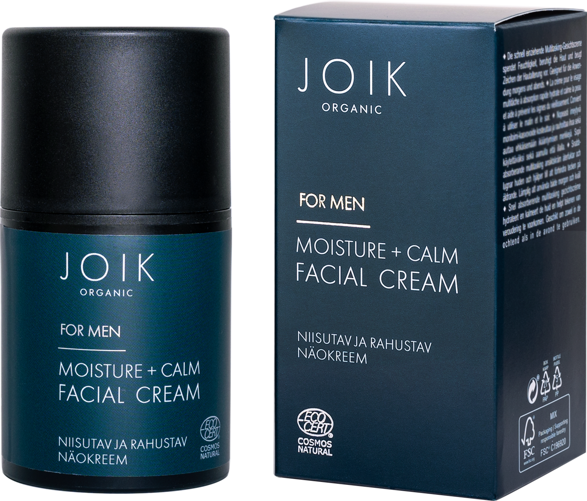 JOIK Organic  For Men Moisture + Calm Facial Cream, 50 ml