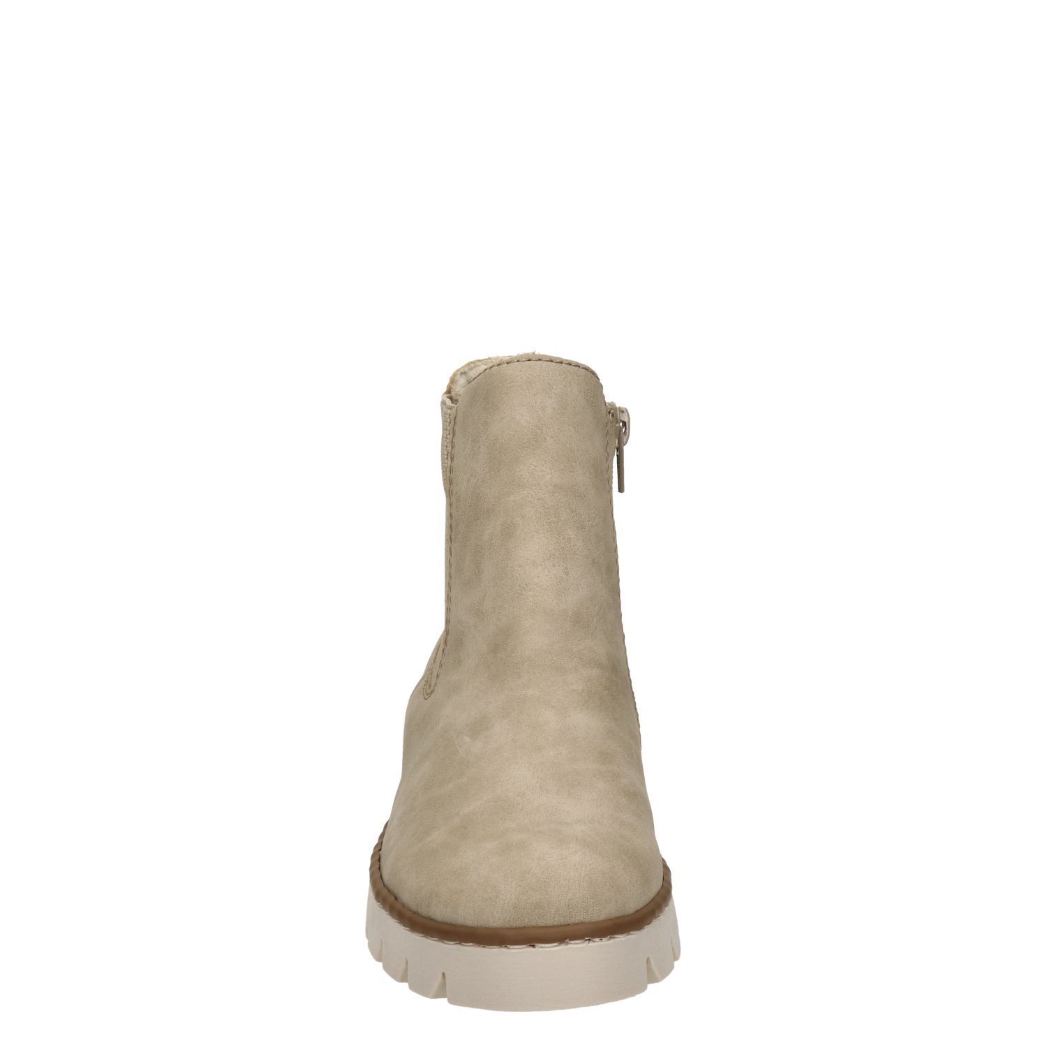 dames chelseaboot Rieker Ecru