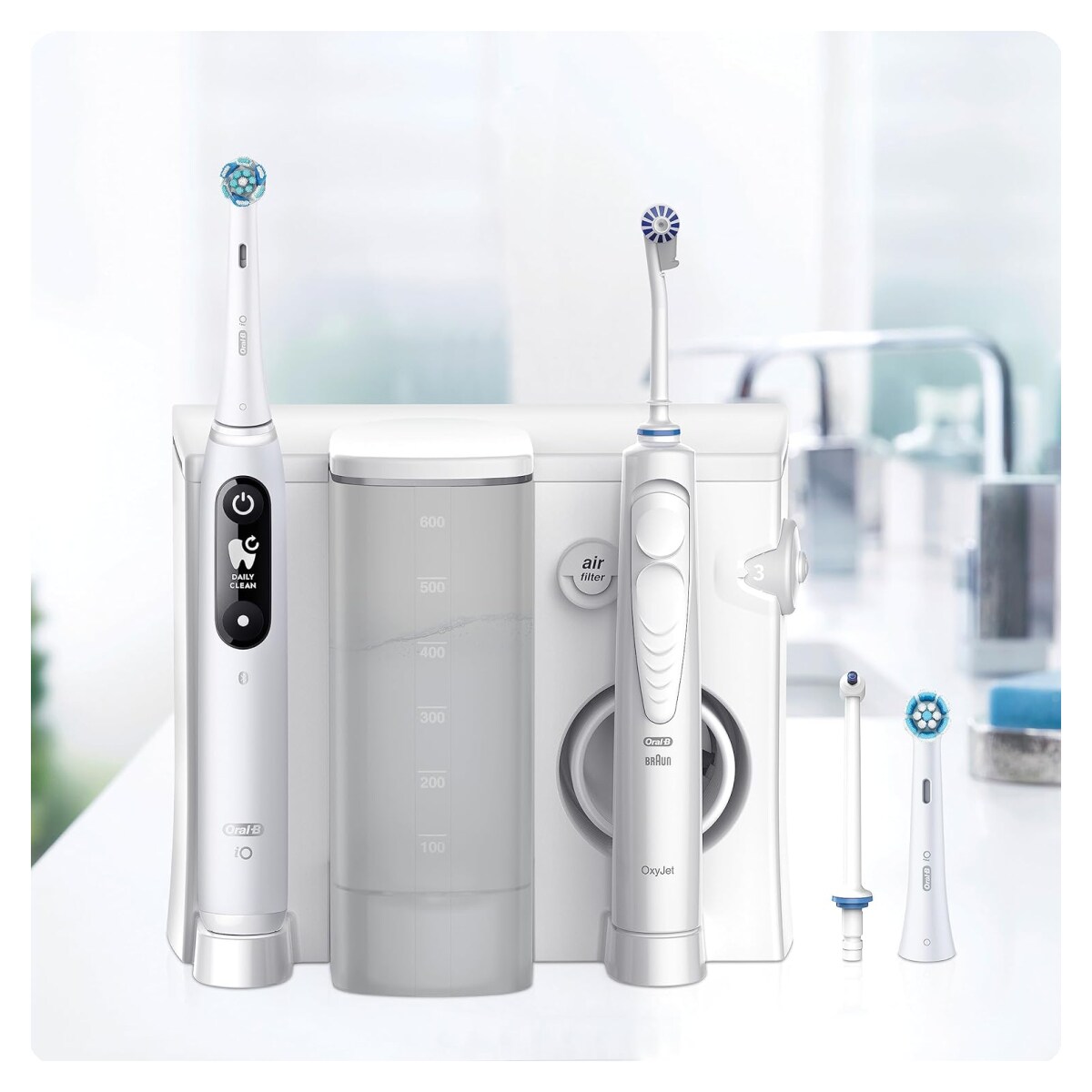 Oral-B Center OxyJet Reinigungssys. Munddusche+iO6