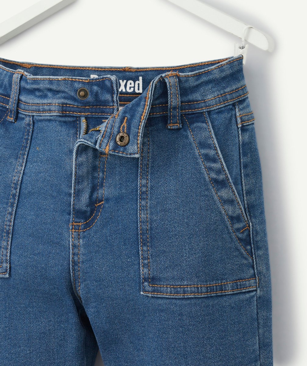 JEAN RELAXED GARÇON EN DENIM BLEU LOW IMPACT
