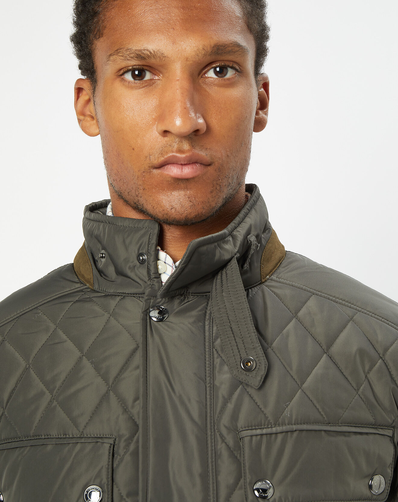 Hackett London Parka légère Ex Olborne gris foncé