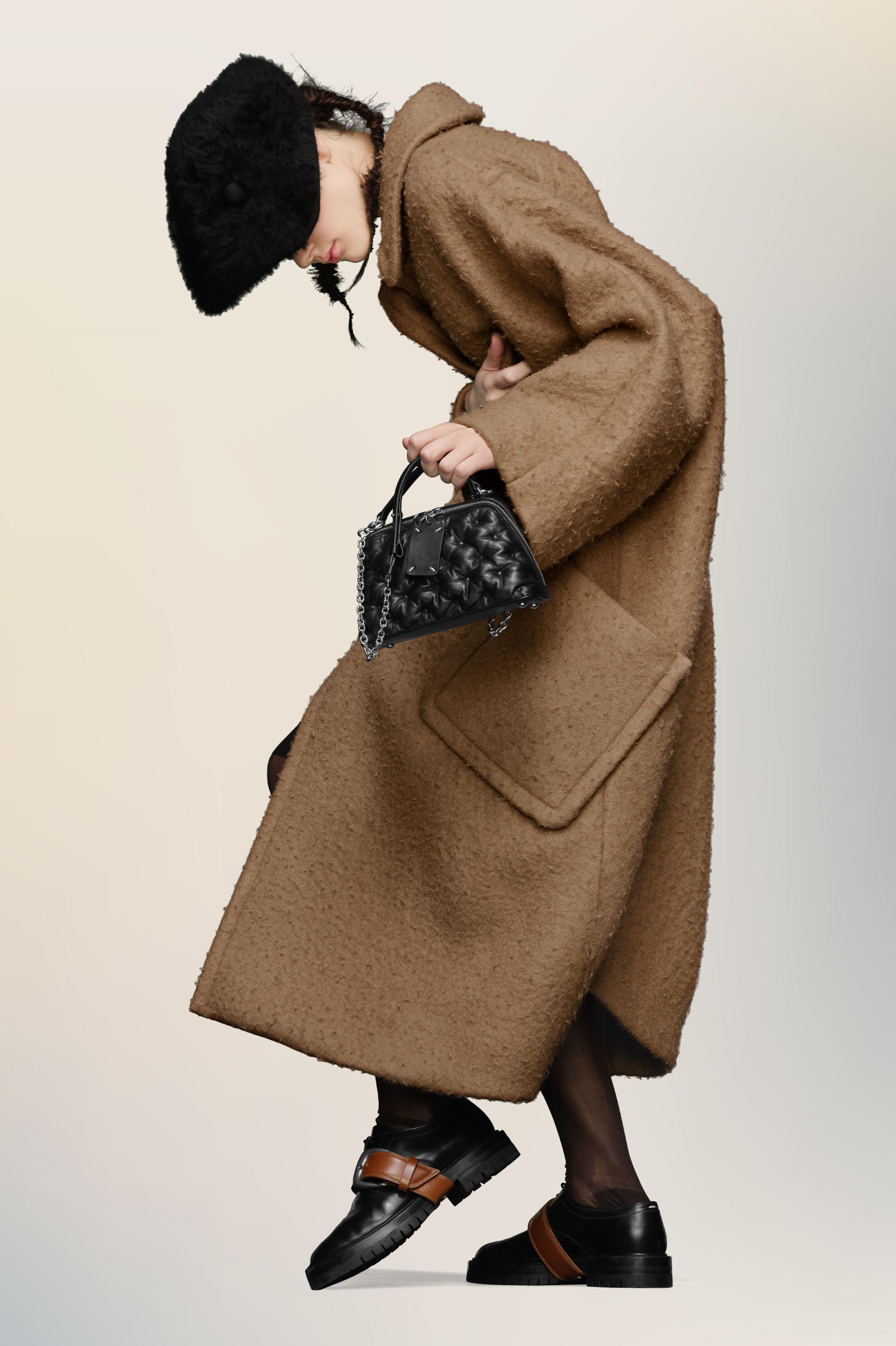 Glam Slam Trapezoid Bag Noir