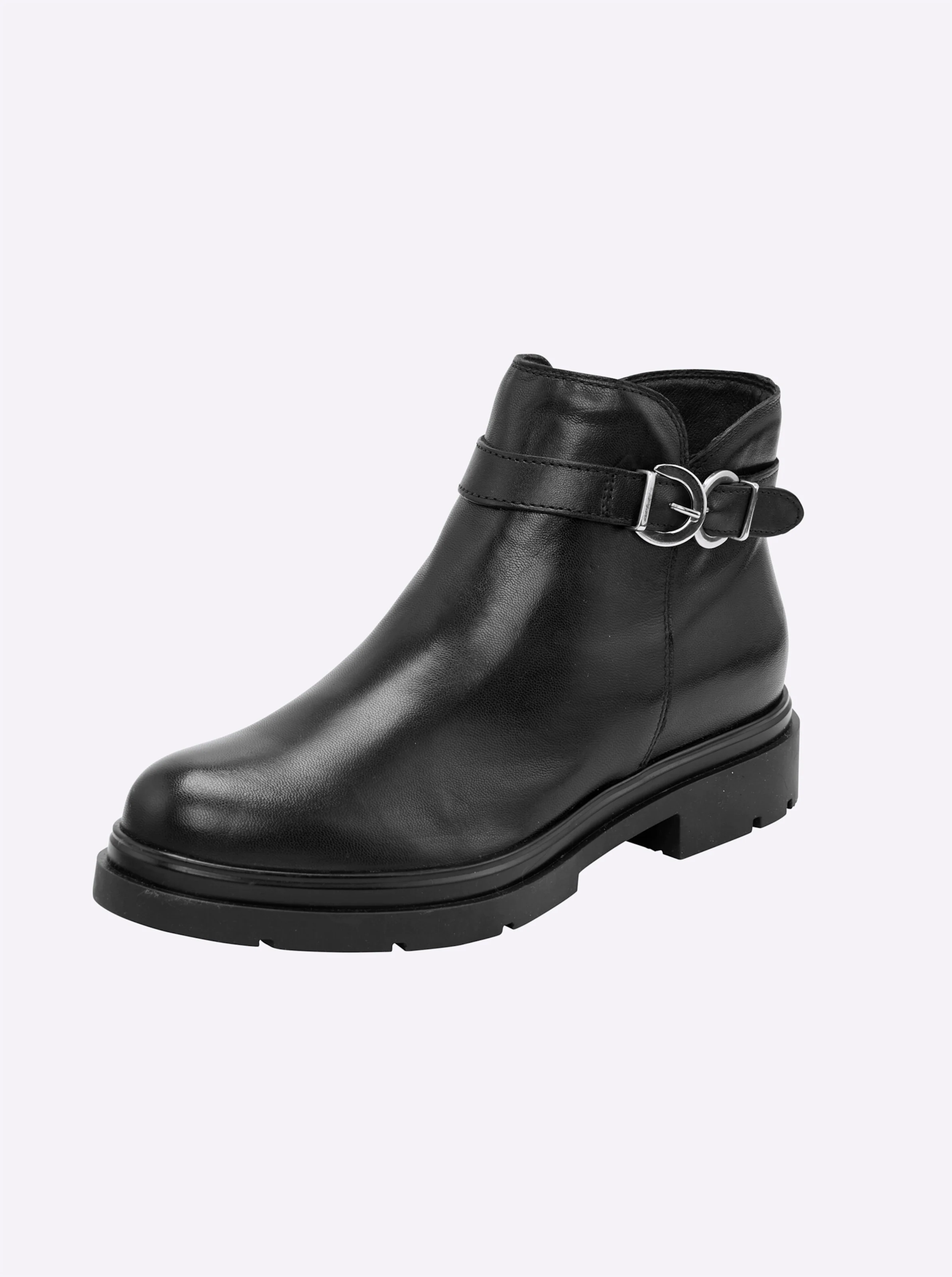 heine Stiefelette in schwarz