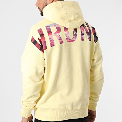 Sweat Capuche Scare Two Jaune