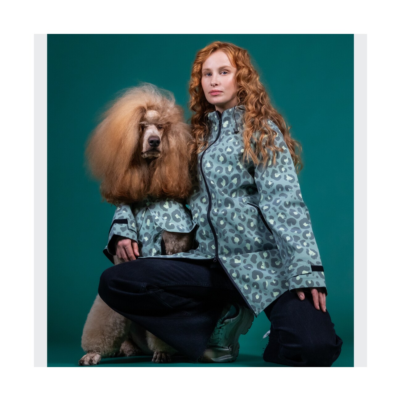 Paikka Regenjacke Green Leo