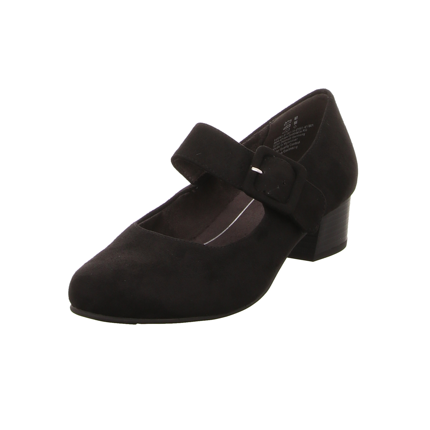 Jana Spangenpumps schwarz schwarz