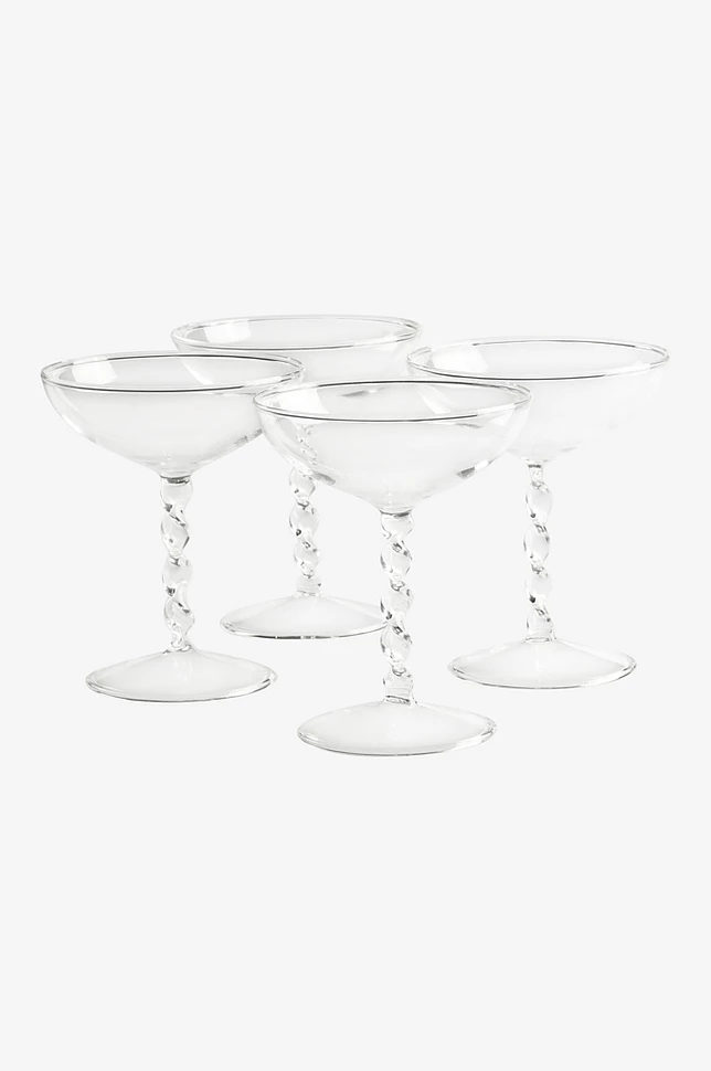 YUKO cocktailglass 4-pakning