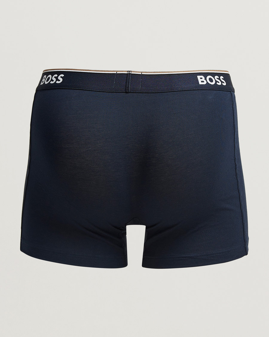 BOSS BLACK 3-Pack Boxer Brief Open Blue