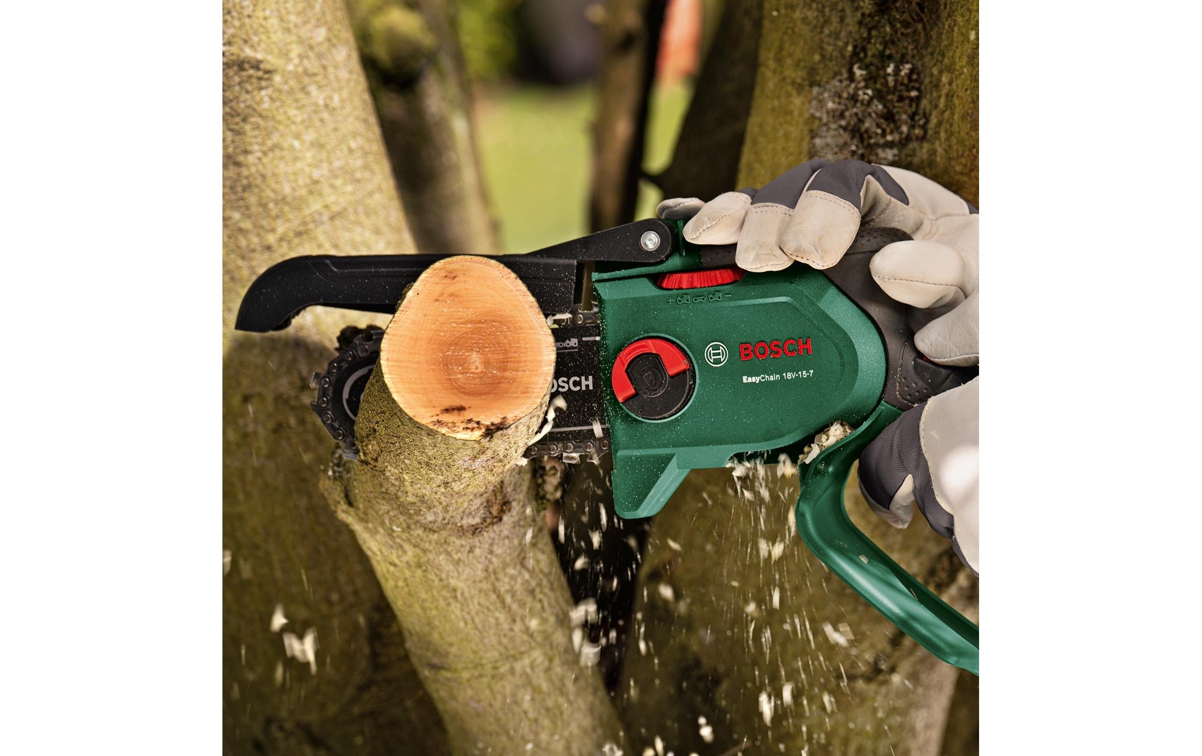 BOSCH Akku-Kettensäge »EasyChain 18 V-15-7 Solo«