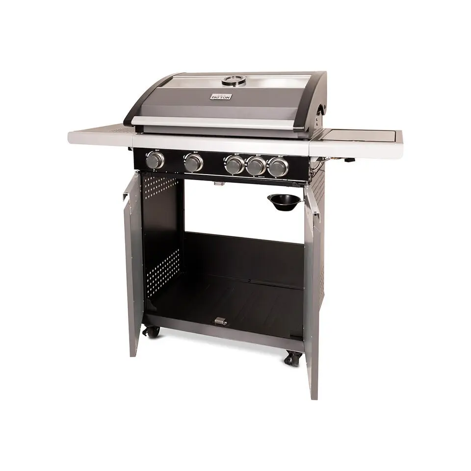 Patton Patio Pro Chef 4 1 Gasbarbecue - Frozen Grey