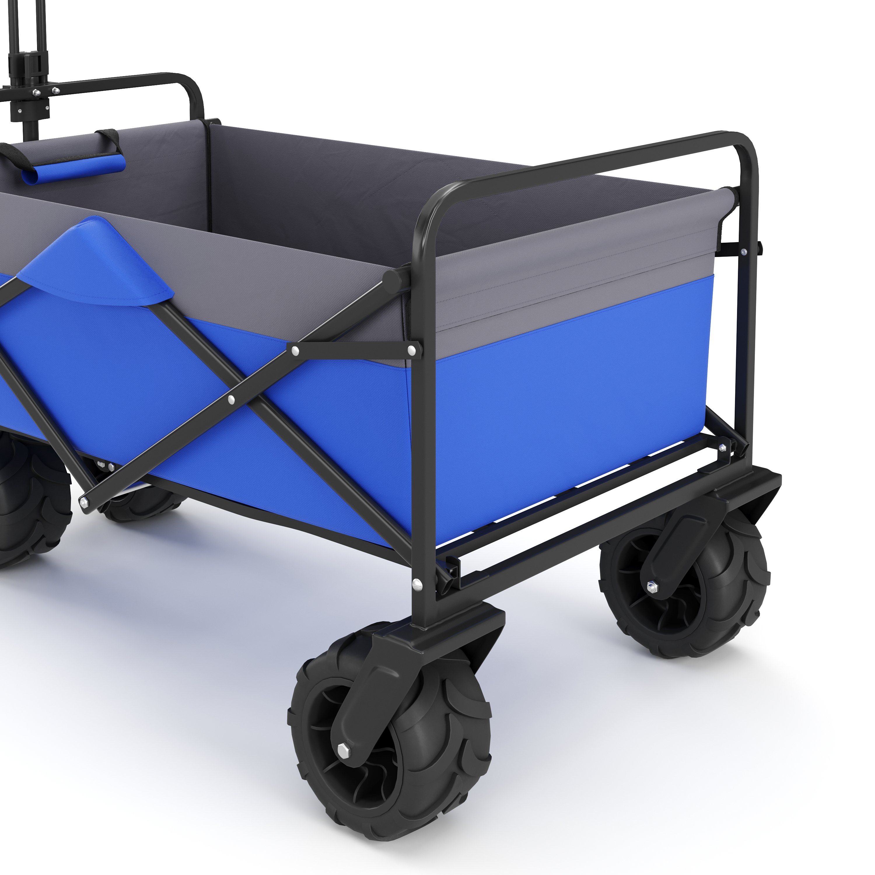 Bollerwagen faltbar BENNY blau