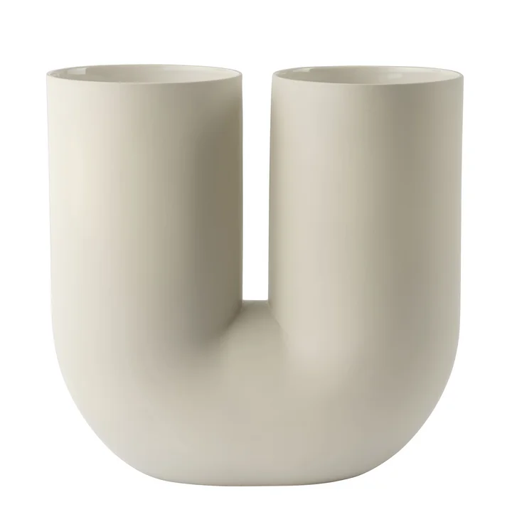 Muuto - Kink Bodenvase, H 39 cm, sand