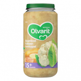 Olvarit Bloemkool, kalkoen en aardappels (vanaf 15 maanden)