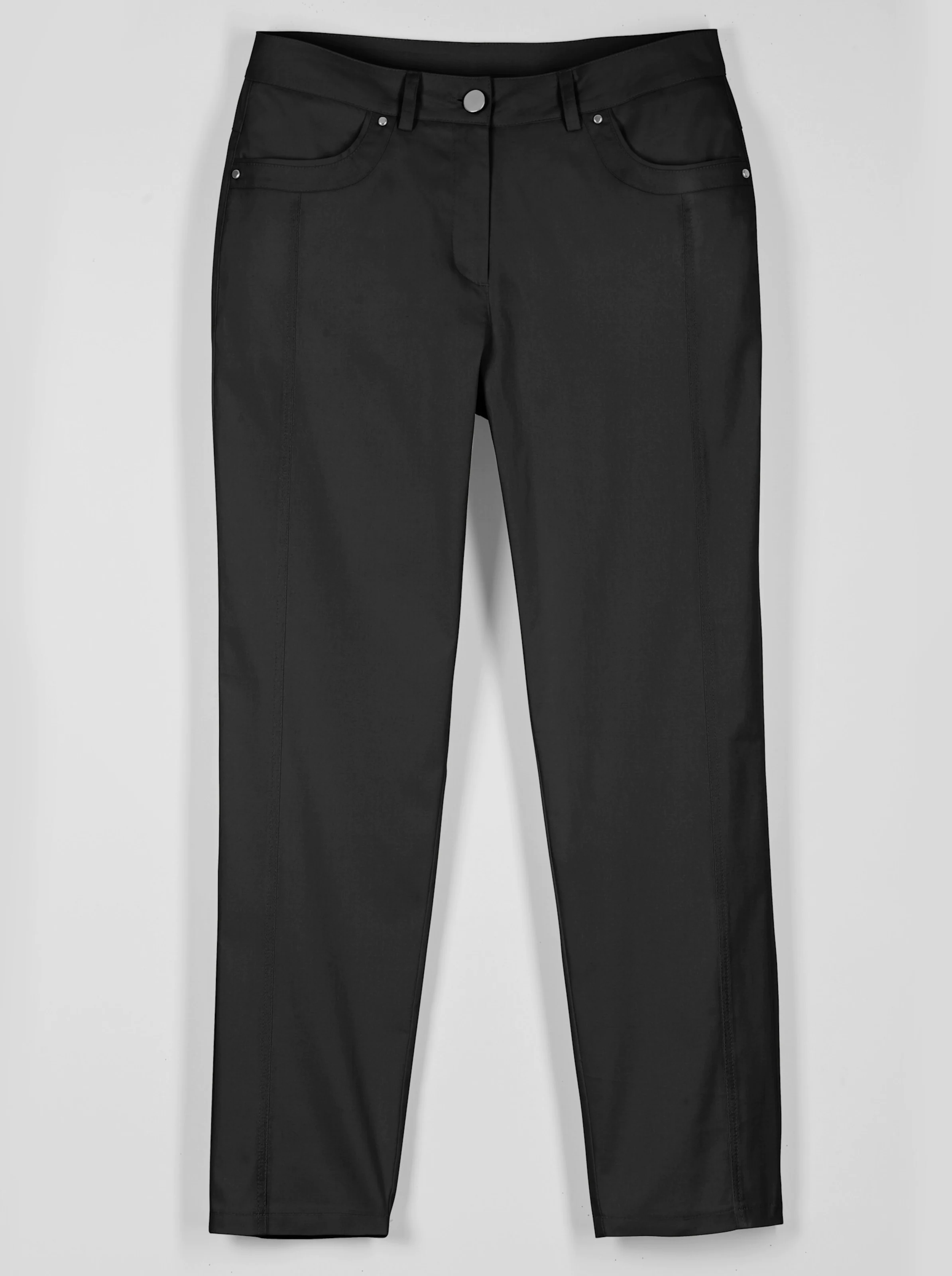 7/8-Jeans in schwarz