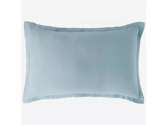 HABITAT - Taie d'oreiller en lin - 50 x 80 cm - Bleu clair (Lot de 2) - Linen