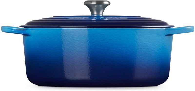 Le Creuset - Braadpan Signature - Ovaal - Azure - Gietijzer