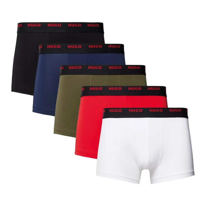 Boss Logo Trunk Boxershorts Heren (5-pack)