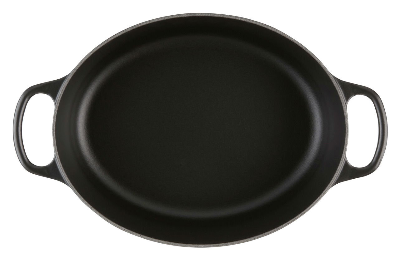 LE CREUSET Bräter Oval 29cm Schwarz SIGNATURE