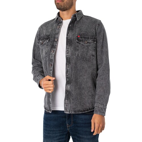 BOSS - Chaqueta Vaquera Epaz Gris