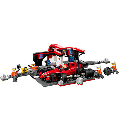 LEGO® City - F1® Boxenstopp mit Boxencrew und Ferrari... 60443 -