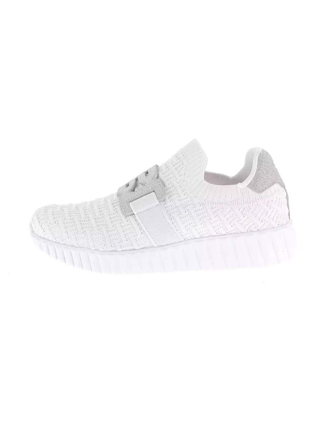 BAGATT CANDICE - Baskets WHITE/SILVER