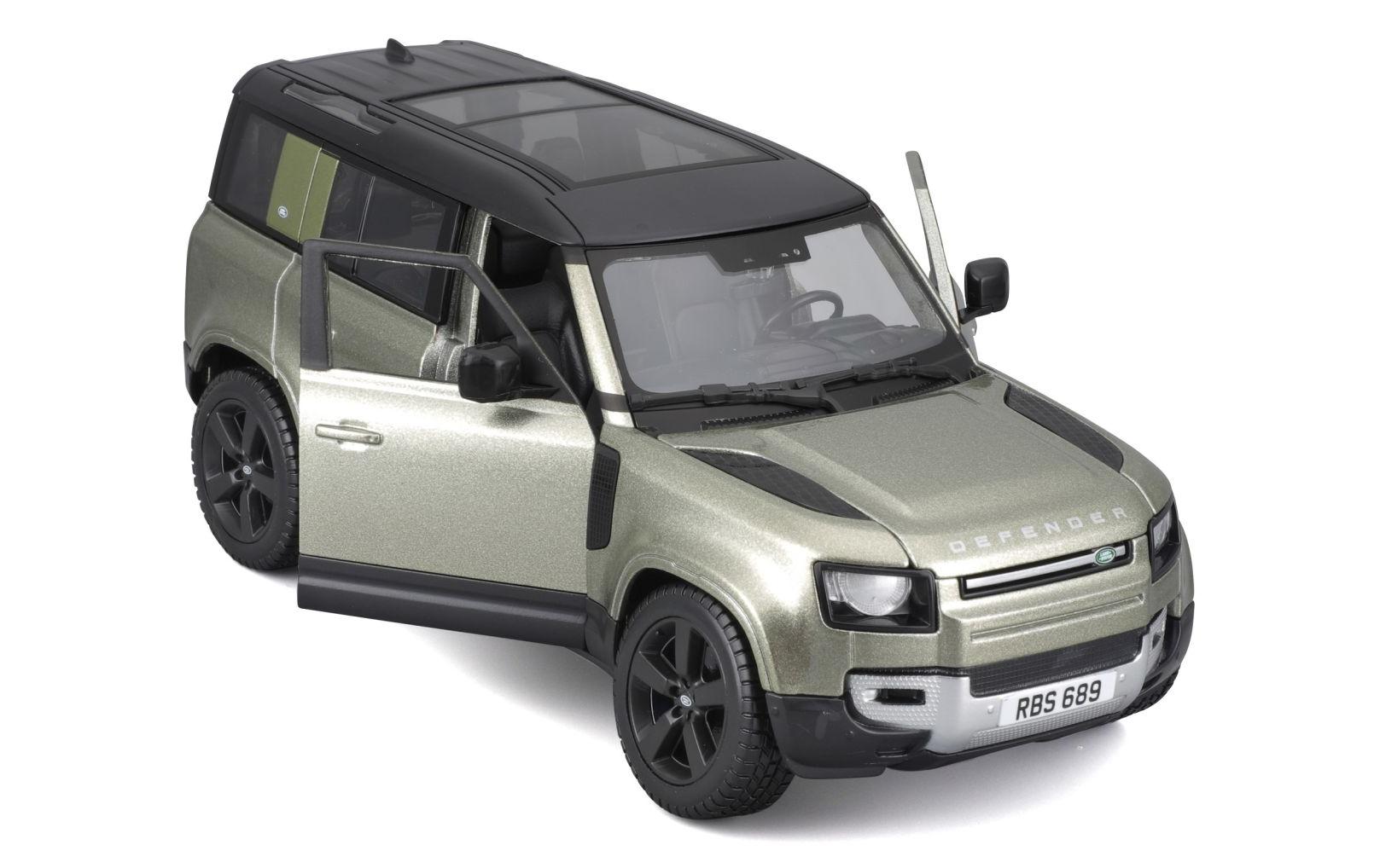 Land Rover Defender 2022 Grün 1:24Sammlermodell im Massstab 1:24