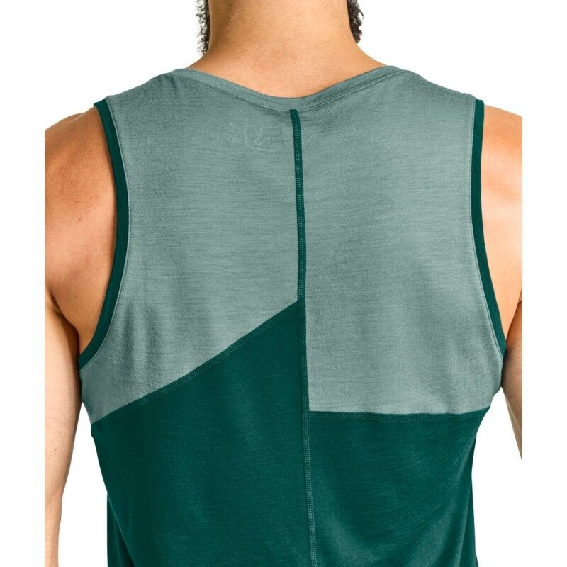 120 Tec Fast Mountain Top - Débardeur en laine mérinos homme