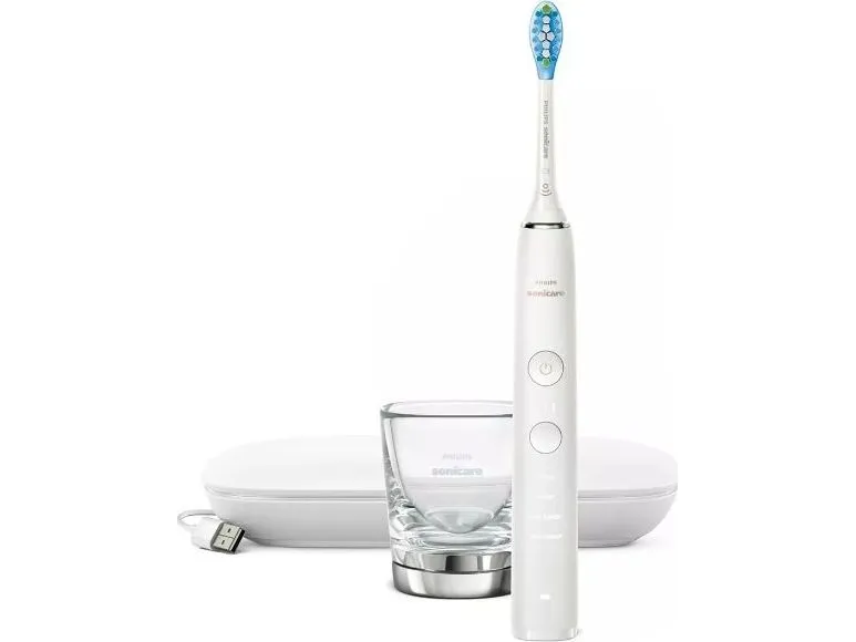 Philips Sonicare DiamondClean 9000 HX9911 - Tandbørste - trådløs - hvid