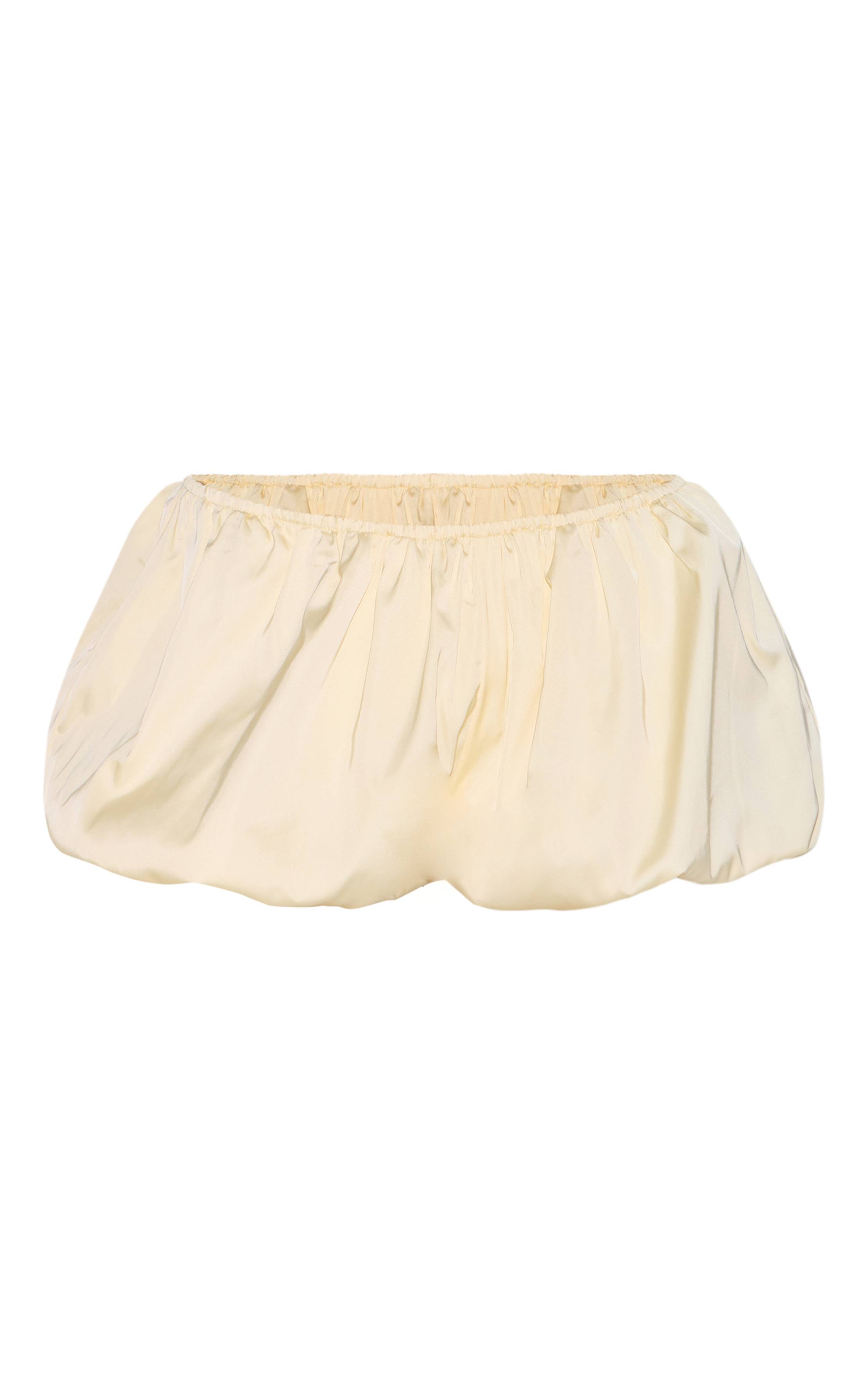 Butter Yellow Short Mini Bouffant