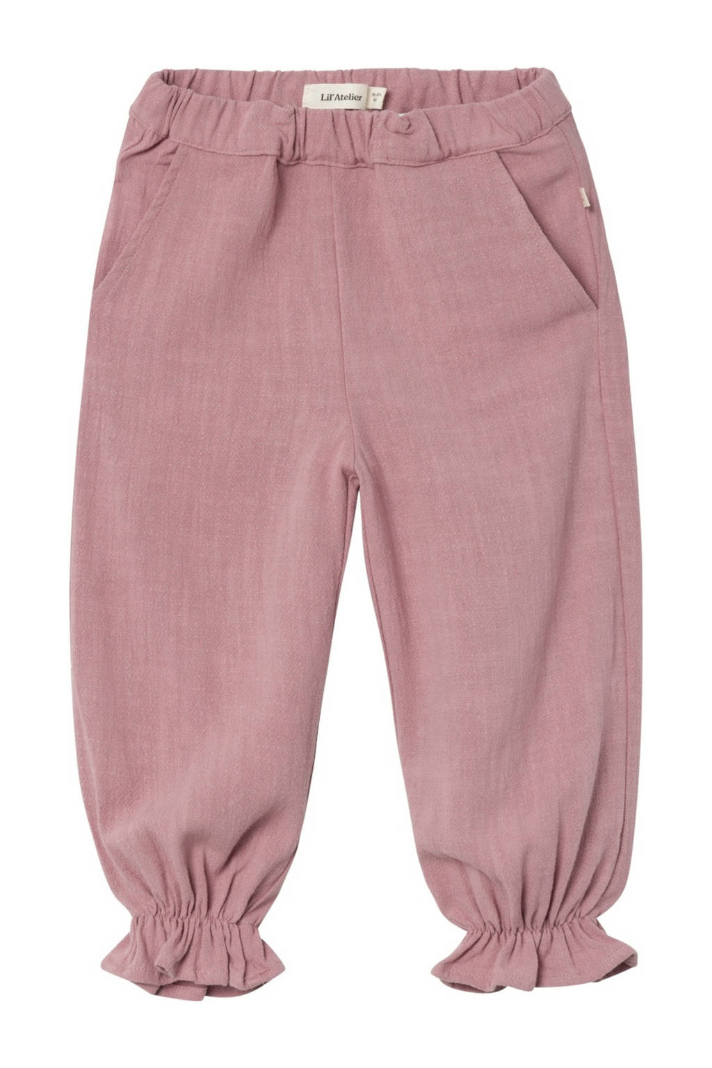 LIL' ATELIER regular fit broek NMFDOLIE oudroze