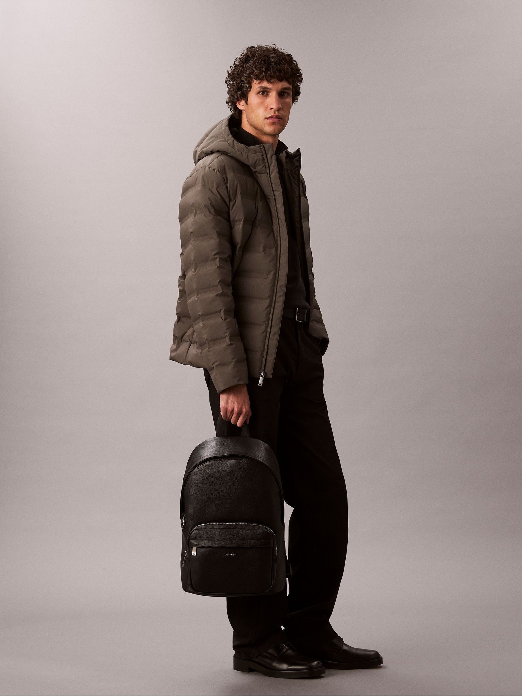 Calvin Klein Micro Pebble Round Backpack