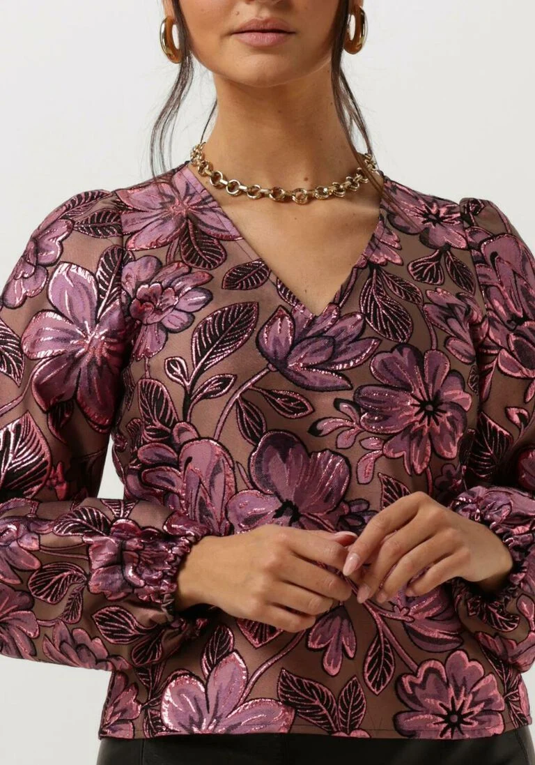 SELECTED FEMME roze selected femme top slfpaula pink lavender ls top