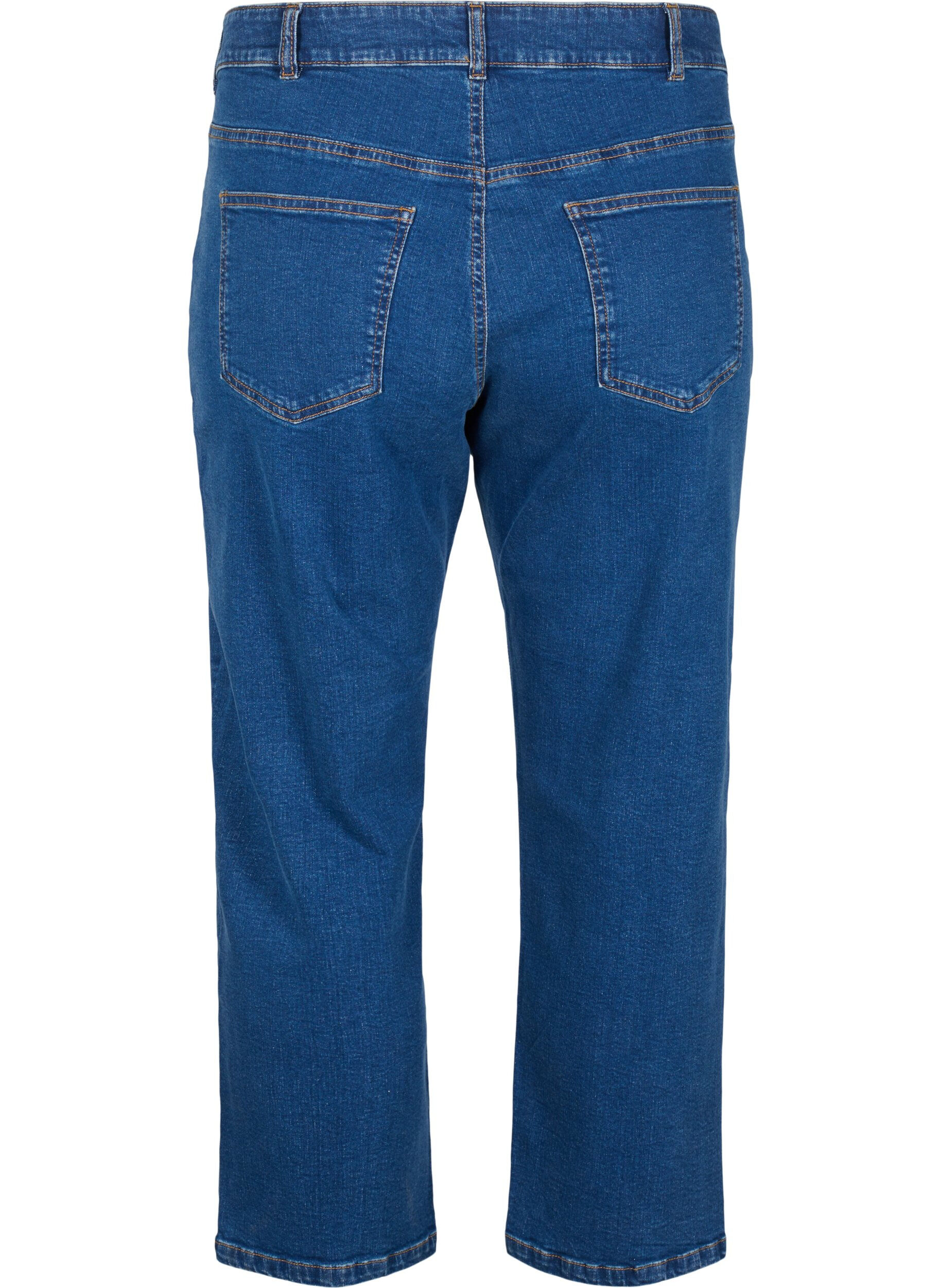 Cropped Vera jeans med straight fit