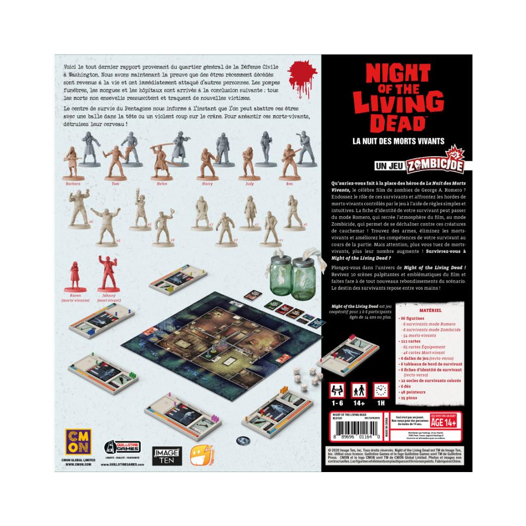 Night of the Living Dead : A Zombicide Game