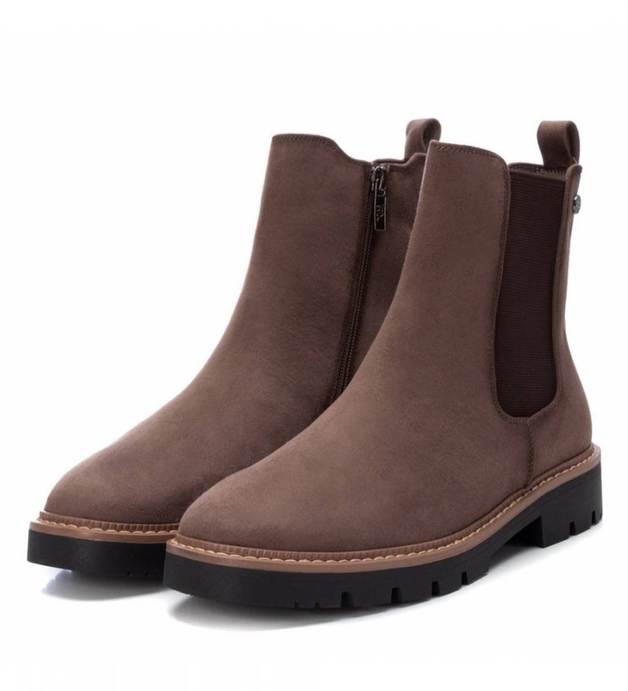 Botas Chelsea Xti cor taupe