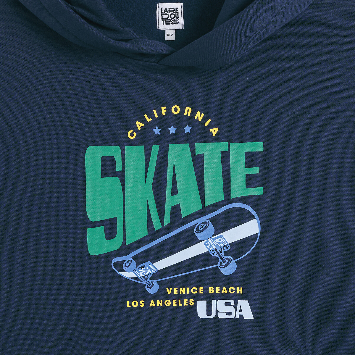 COLEÇÕES LA REDOUTE<br>Moletom oversized com estampa de skate, em fleece