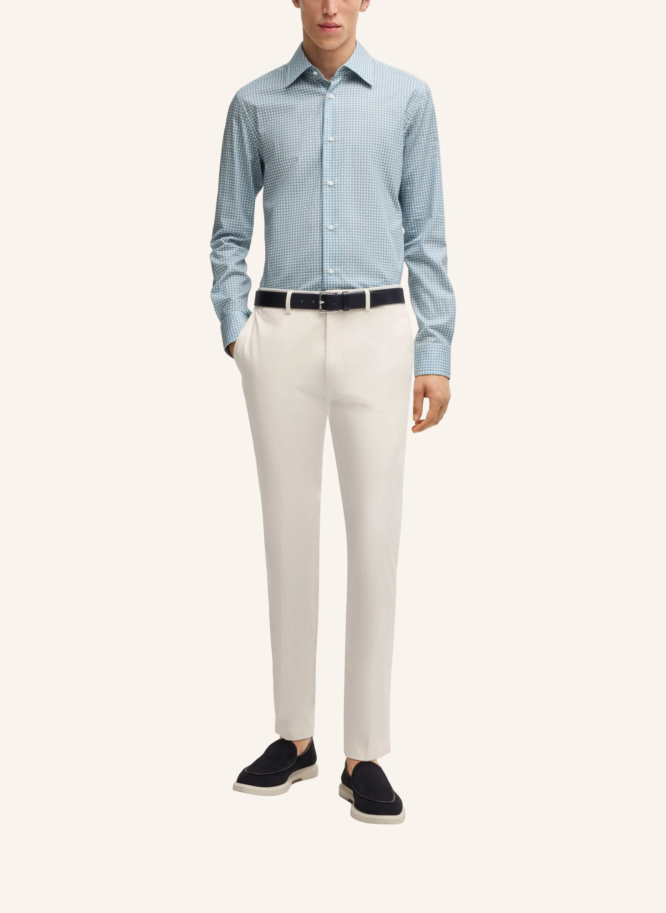 BOSS Business Hemd L-HAYS-KENT-C1-243 Slim Fit