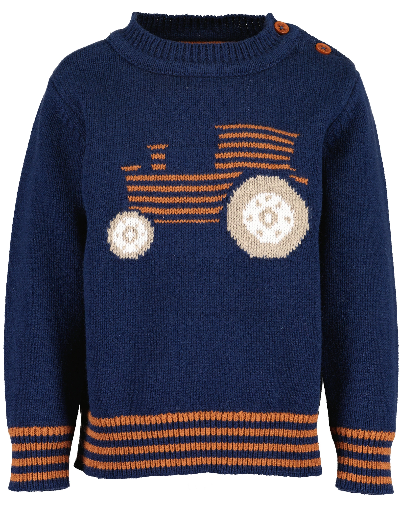 Strickpullover TRAKTOR in nachtblau