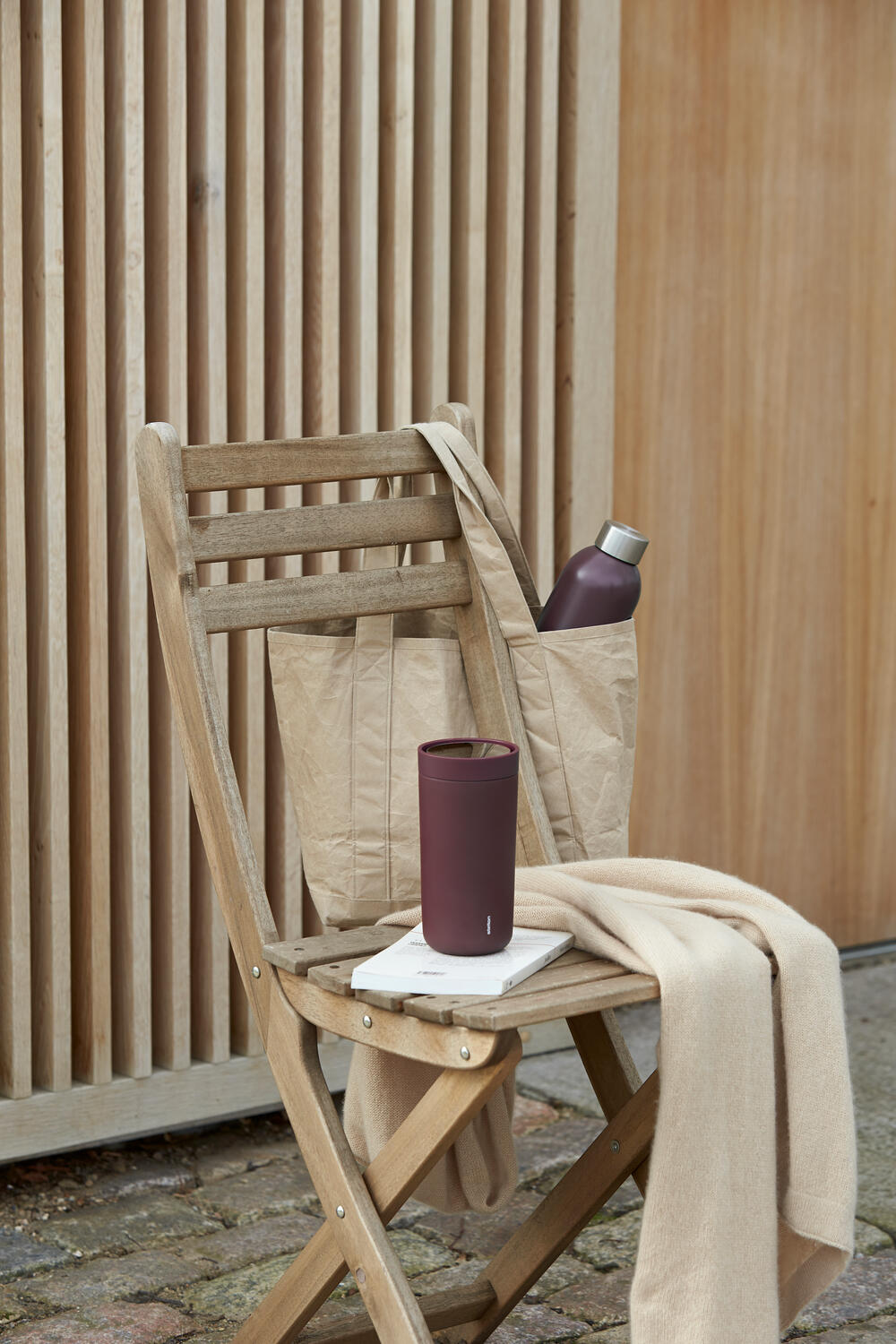 Stelton  To Go Click termokop, Berry - 0,4 L