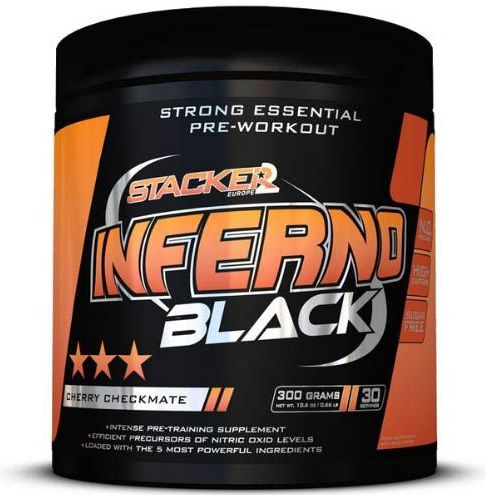 Stacker 2 - Inferno Black - Eiwitshake - Lemon - 30 servings