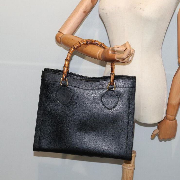 Gucci Vintage Gucci Bamboo Black
