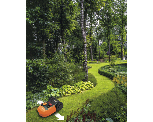WORX 20V accu robotmaaier Landroid M700 18cm/700m² met app WR142E, inclusief installatiemateriaal