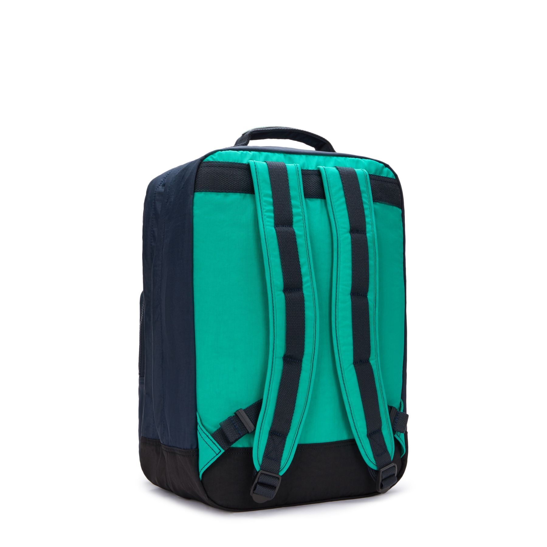 SCOTTY Grand sac à dos avec compartiment pour ordinateur portable - Blue Green Block
