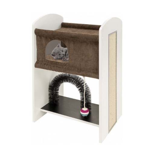 Arranhador para Gatos Ferplast com Cama