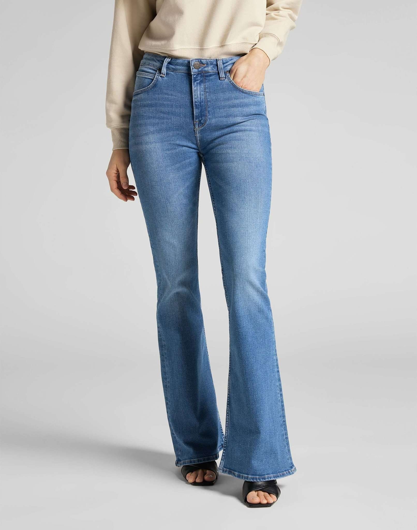 Lee® Bootcut-Jeans »Lee Flared Jeans Breese«