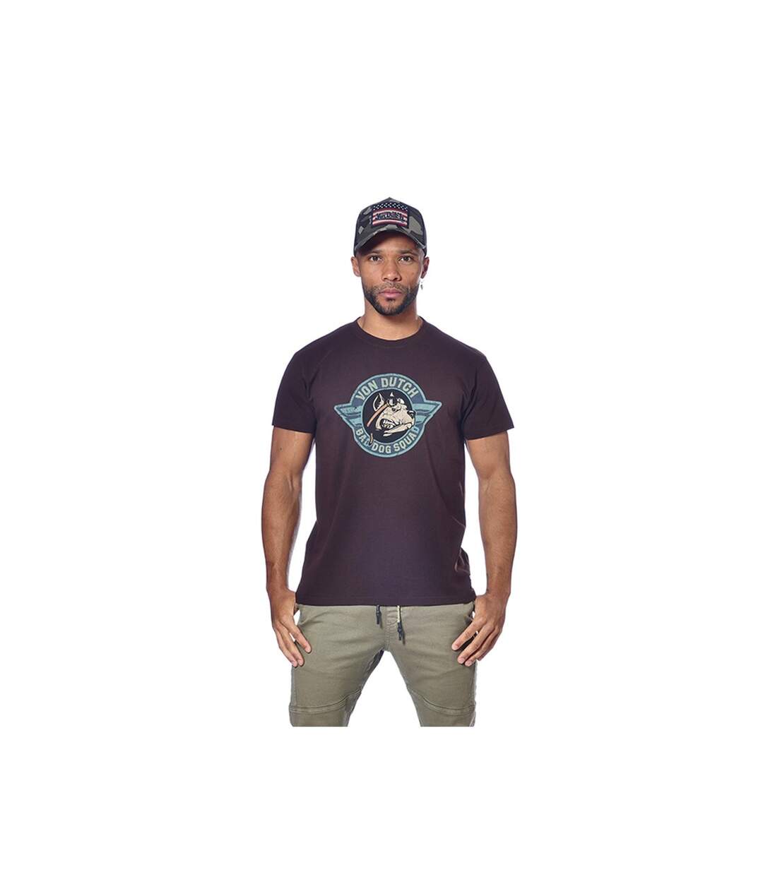 T-shirt  homme col rond avec print