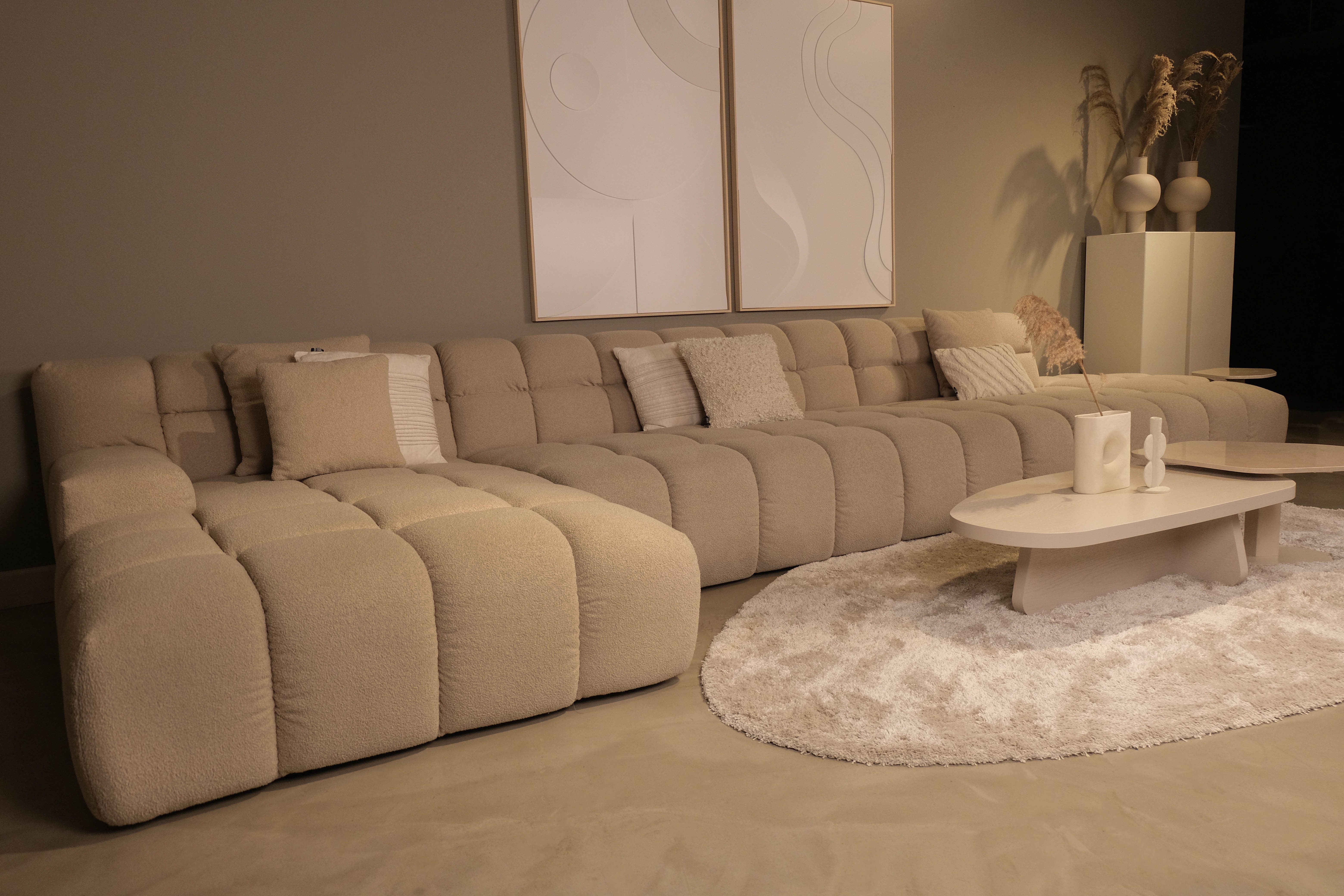 Loungebank Trentino B256 x D192 x H80 cm