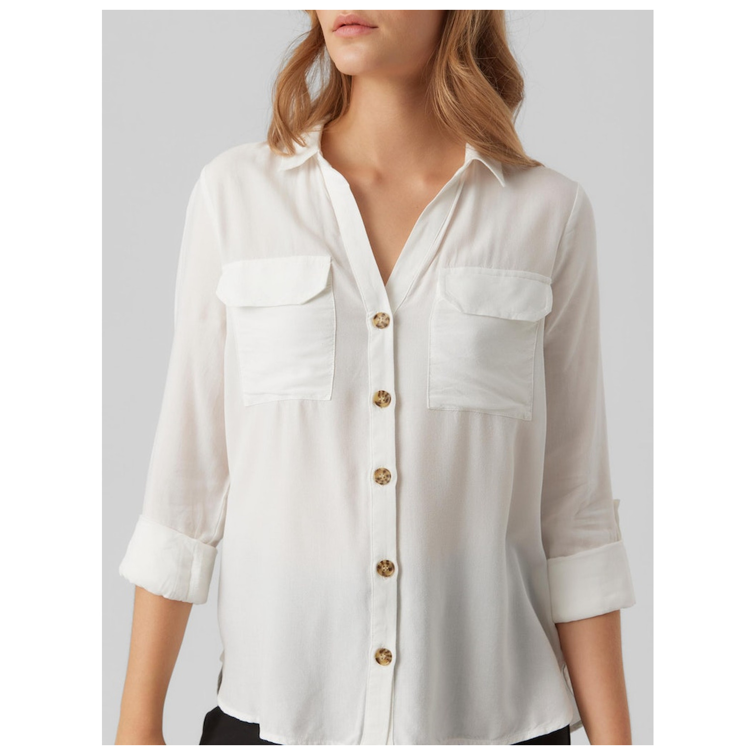 Vero Moda VMBUMPY L/S SHIRT NEW WVN NOOS