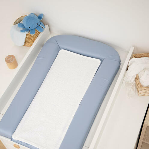 Matelas à langer PVC + 2 éponges BLEUET - DOMIVA